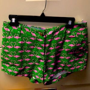 MacBeth Collection Flamingo Shorts Size M